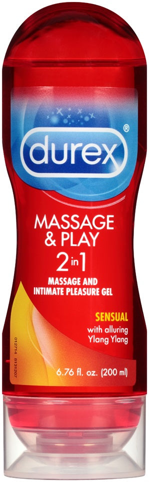 "Durex Massage & Play 2 in 1 Sensual Ylang Ylang - 6.76 Fl. Oz. / 200 ml PM7638"