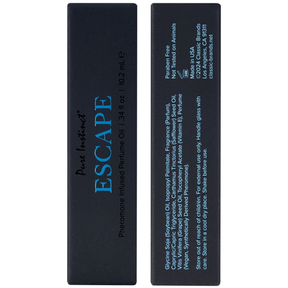 Pure Instinct Pheromone Perfume Oil Escape 10ml 0.34oz