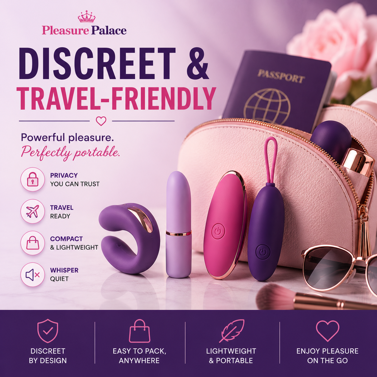 Discreet & Travel-Friendly