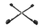 "Velvet Noir Adjustable Hog Tie and Cuff Set SS37003"