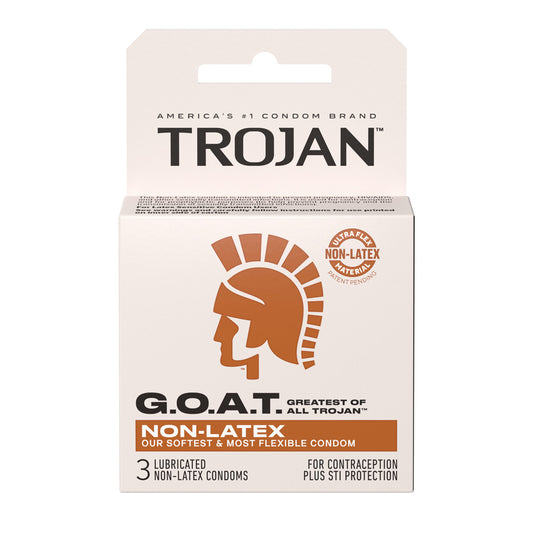 "Trojan Goat Non-Latex Condoms 3 Pack TJ80013"