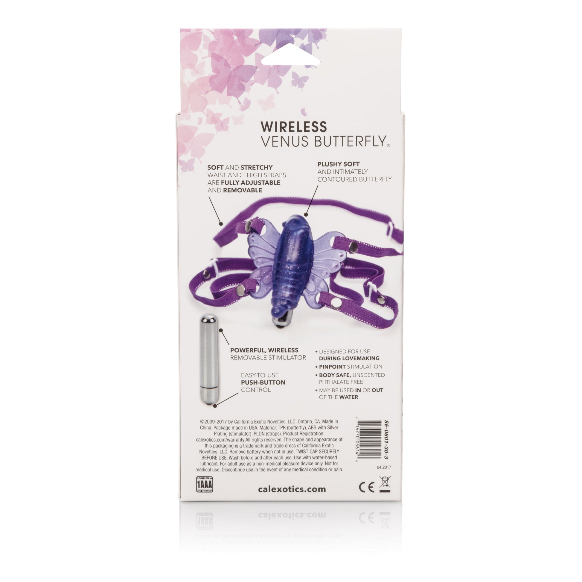 CalExotics Wireless Venus Butterfly Wearable Stimulator - Pleasure Palace