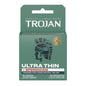 "Trojan Ultra Thin Armor Spermicidal Condoms - 3 Pack TJ92720"