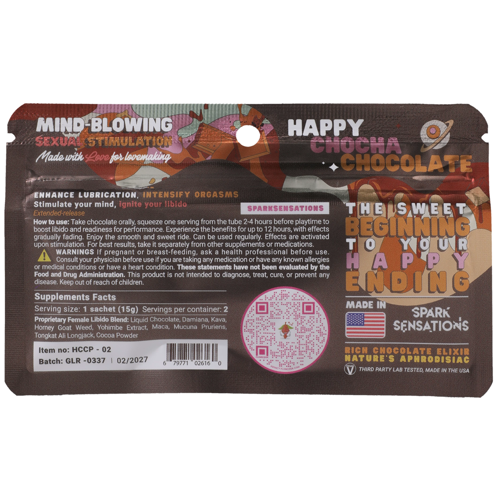 Happy Chocha (Hers) Chocolate - 12 Pack Display