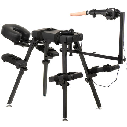 "Obedience Bench With Sex Machine - Black MS-AH298"