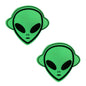 "Glow in the Dark Alien Pasties NN-GLO-ALI-NS"