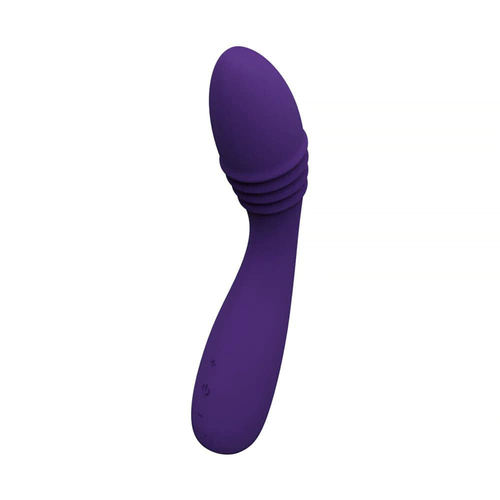 "Ohni Rechargeable G-Spot Thrusting Vibe Purple VI-P2713"
