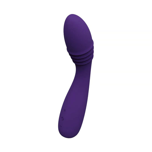 "Ohni Rechargeable G-Spot Thrusting Vibe Purple VI-P2713"