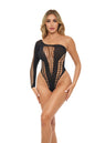 "Dollar Sign Bodysuit - One Size - Black PKL-20041BLKOS"