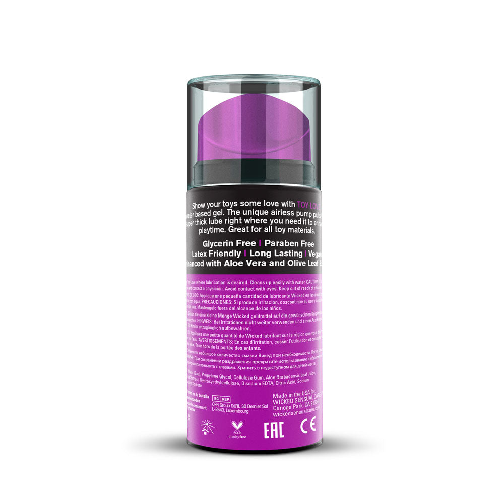 Toy Love Gel for Intimate Toys - 3.3. Fl. Oz.
