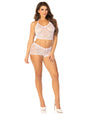 "First Love Cami and Boy Short Set O/s - White LA-81672WHTOS"