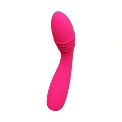 "Ohni Rechargeable G-Spot Thrusting Vibe Pink VI-P2709"