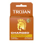 "Trojan Intensified Charged Orgasmic Pleasure Condoms - 3 Pack TJ95701"