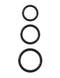 "Fantasy C-Ringz Silicone Ring Stamina Set - Black PD5912-23"