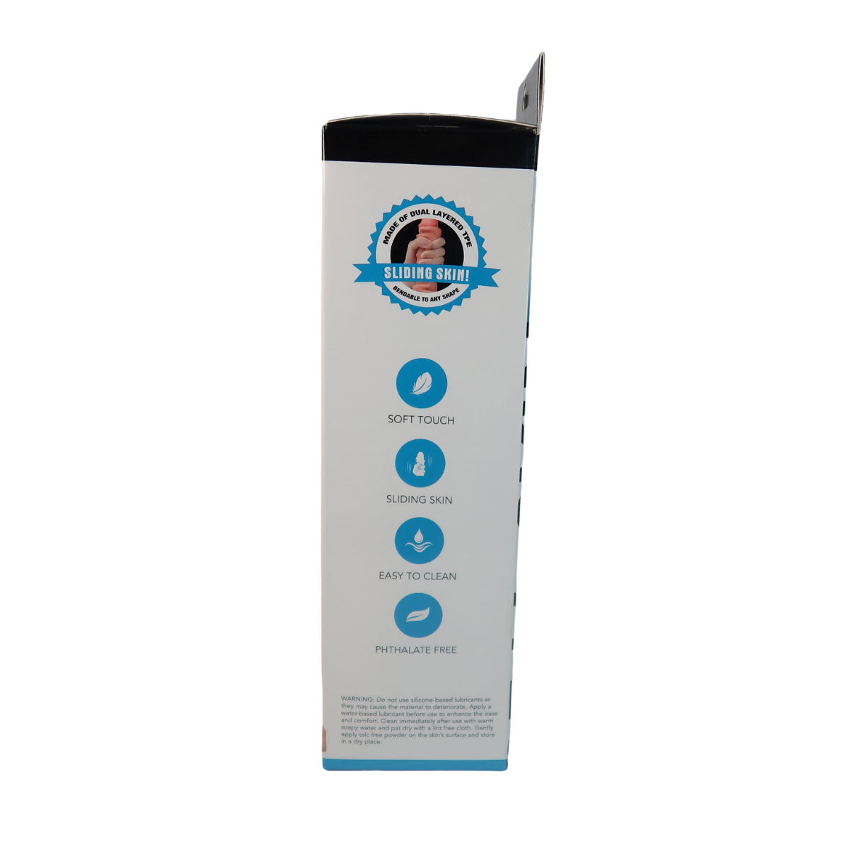 Real Skin 9" Dual Layer Dildo - Dark Brown
