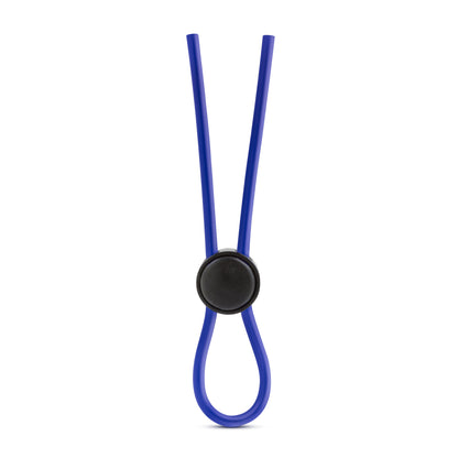 "Stay Hard - Silicone Loop Cock Ring - Blue BL-31092"