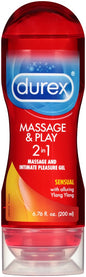 "Durex Massage & Play 2 in 1 Sensual Ylang Ylang - 6.76 Fl. Oz. / 200 ml PM7638"