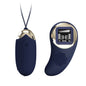 "Mina Vibrating Remote Control Egg - Blue BI-014362W-LED"