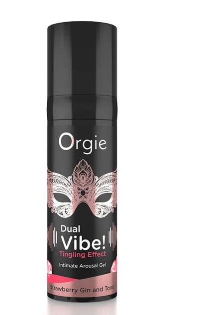 "Dual Vibe Gin and Tonic Strawberry Kissable Liquid Vibrator 15ml CC-OG-17595"
