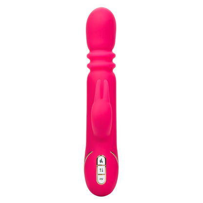Jack Rabbit Signature Heated Silicone Triple Fantasy Rabbit - Pink