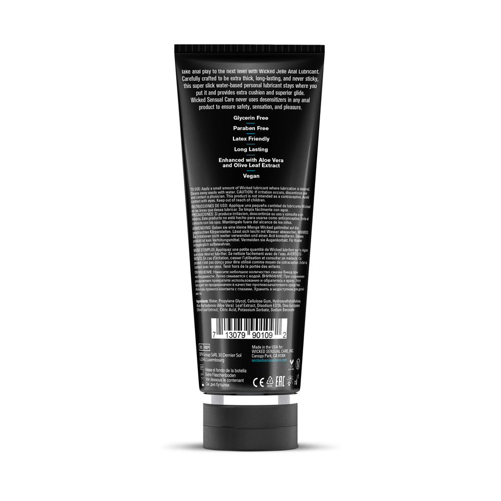Jelle Water-Based Anal Lubricant - 8 Fl. Oz.
