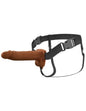 "Fantasy X-Tensions Elite 8 Vibrating Hollow Silicone Strap-on - Brown PD4172-29"