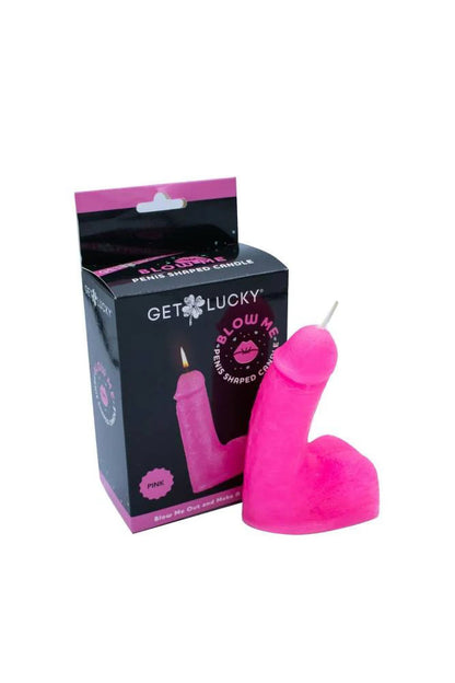 Get Lucky Blow Me Penis Candle - Pink