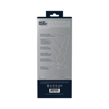 Earth Quaker Rechargeable Anal Vibe - Just Black