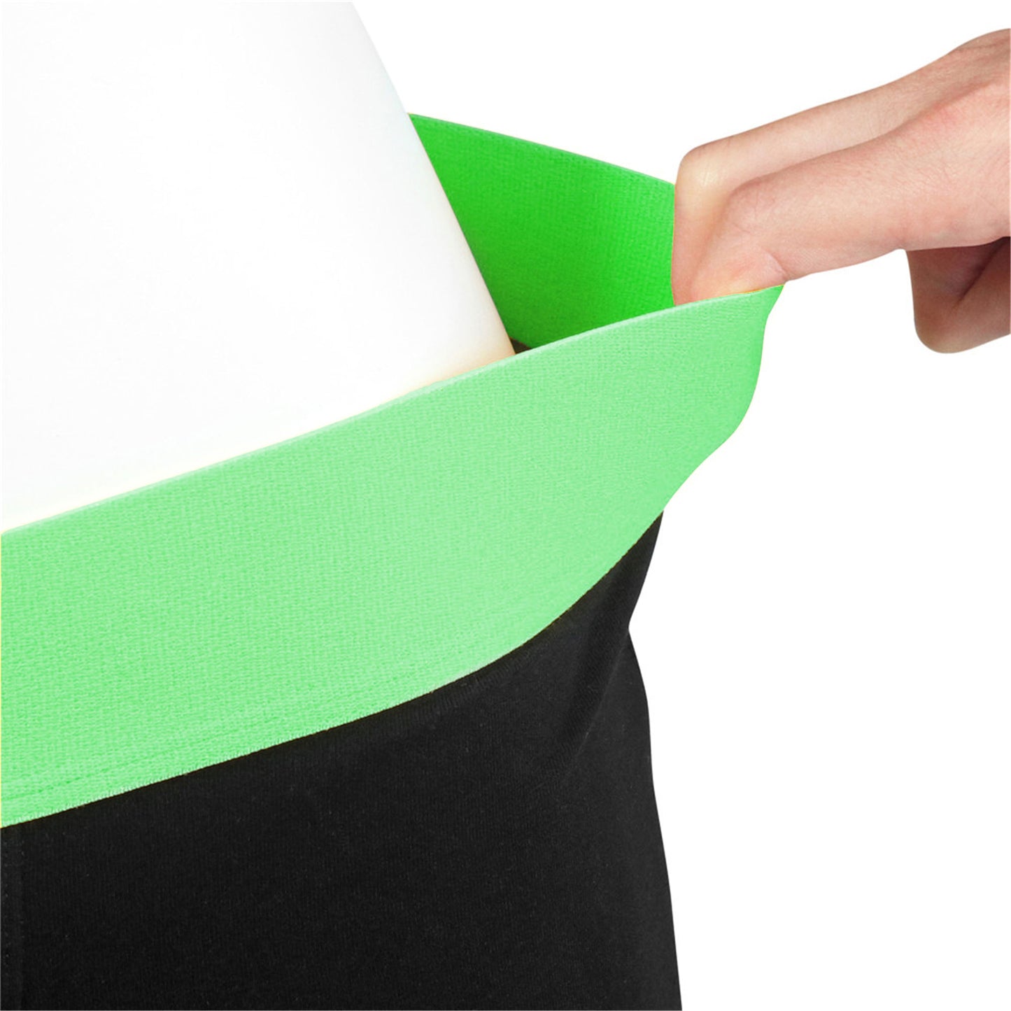 Get Lucky Strap-on Black/green Boxers - Xl/xxl