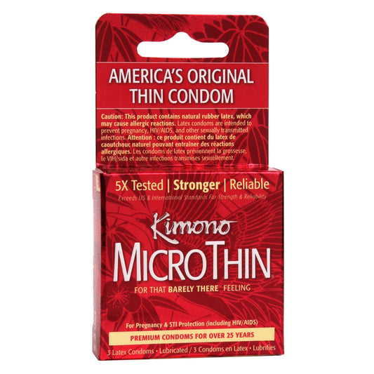 "Kimono Microthin Ultra Thin - 3 Pack KM05003"