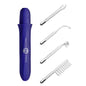 "Elektrawand Rechargeable Violet Wand With Attachments Purple MS-AH855-PURPLE"