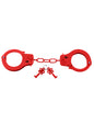 "Fetish Fantasy Series Metal Handcuffs - Red PD3801-15"