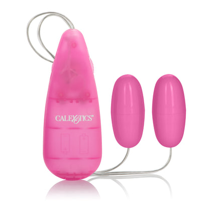 "Pocket Exotics Vibrating Double Pink Passion Bullets - Pink SE1104042"