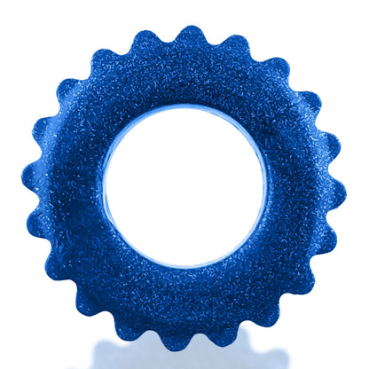 "Plushy Single Ring - Blue Fire OX-3207-BLF"