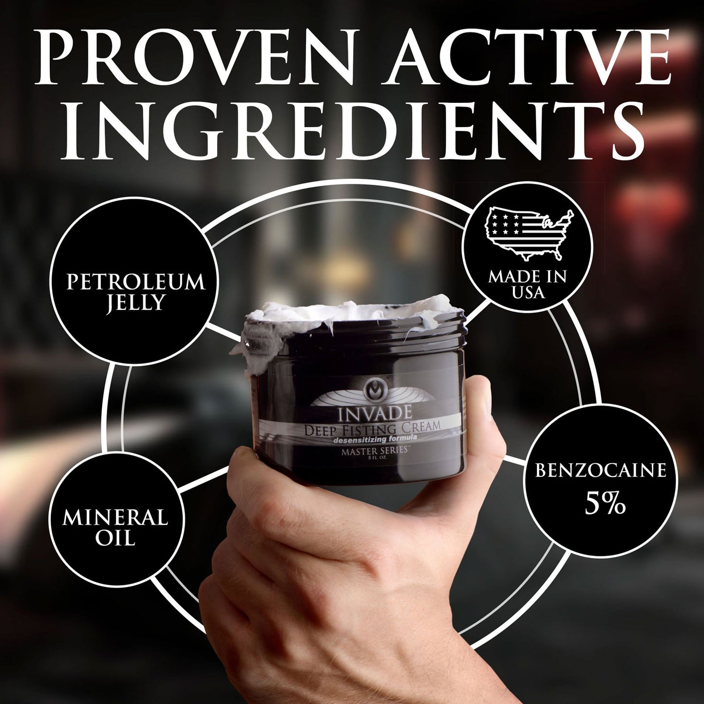 Invade Deep Fisting Cream 8 Oz