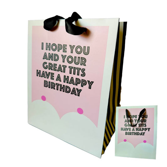 "Great Tits Medium Gift Bag KG-BM1002"