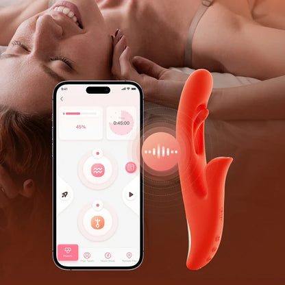 Tressa App-Enabled Tapping Vibrator G-Spot and Clitoral Stimulation