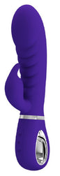 "Prescott Super Soft Rabbit Silicone Vibrator - Purple BI-014635-3"