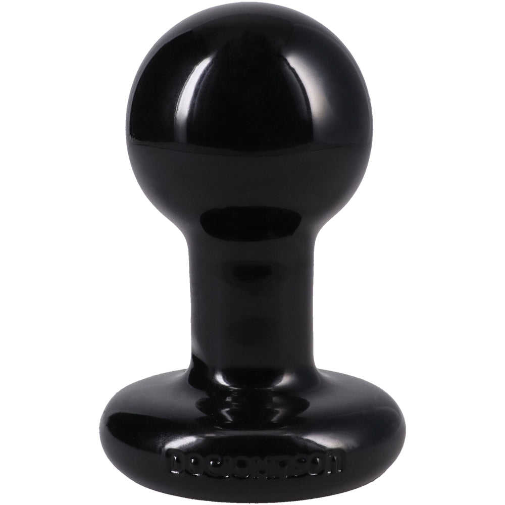 "Round Butt Plug Small - Black DJ0244-53-CD"