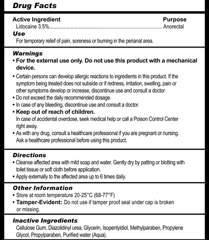 Numb Desensitizing Water Based Lubricant - 8 Fl. Oz. / 236 ml
