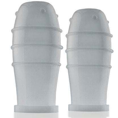 "Lankyz Silicone Nipsuckers - Clear Silicone OX-3211-CLR"