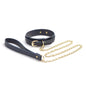"Bondage Couture - Collar and Leash - Blue NSN-1306-27"