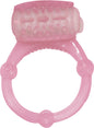 "Humm Dinger Vibrating Penis Ring Clitoral Stimulator - Magenta HTP2065"