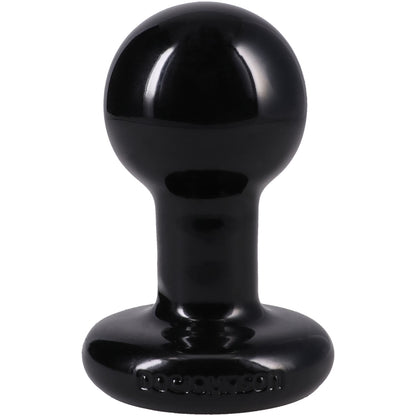 "Round Butt Plug Large - Black DJ0244-59-CD"