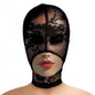 "Lace Seduction Lace Bondage Hood - Black MS-AH033"