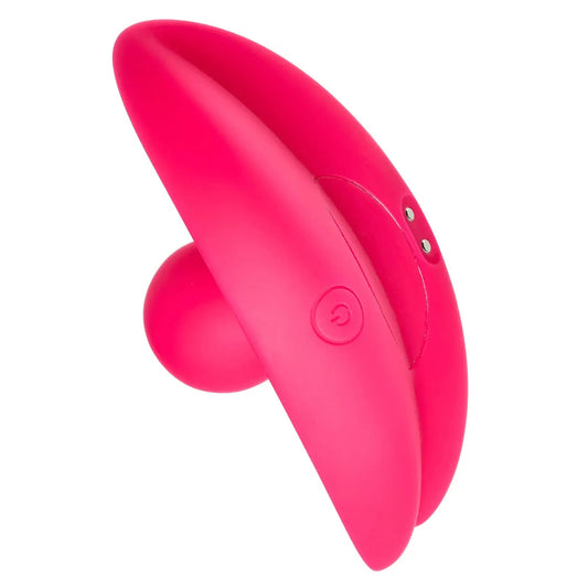 "Cloud 9 Camel Toe Shaped Vibrator With Remote - Pink WTC610"