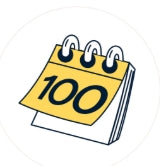 100 Days Warranty