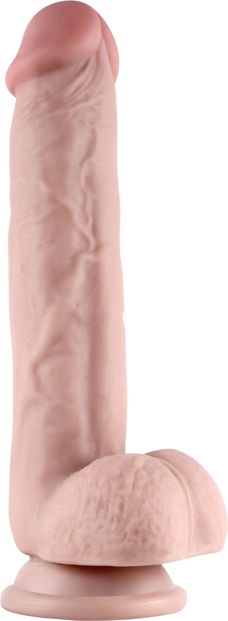 "Get Lucky Real Skin 9 Dual Layer Dildo Beige TMN-GL-2468"