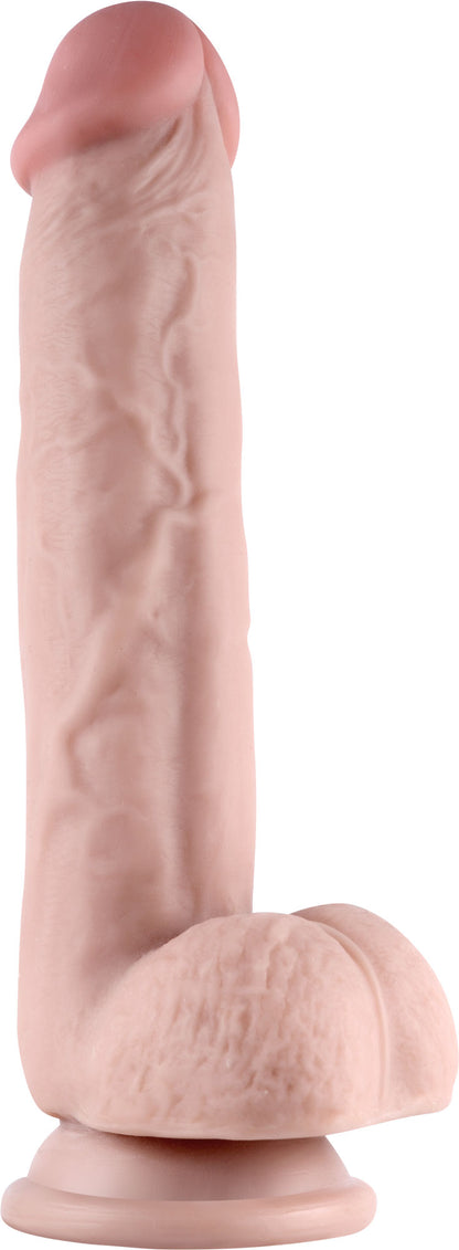 "Get Lucky Real Skin 9 Dual Layer Dildo Beige TMN-GL-2468"