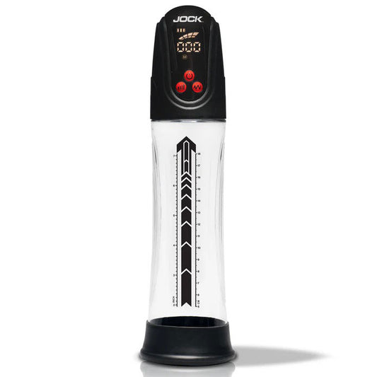 "Power Up Digital Automatic Waterproof Penis Pump - Clear JOCK-CN1038"